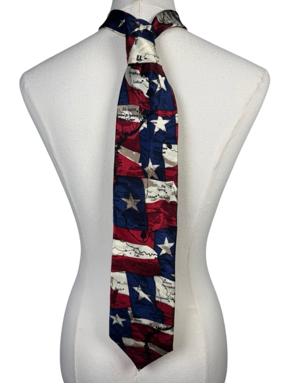 Tru West Rockmount Ranch Wear Texas Tie Western Vintage